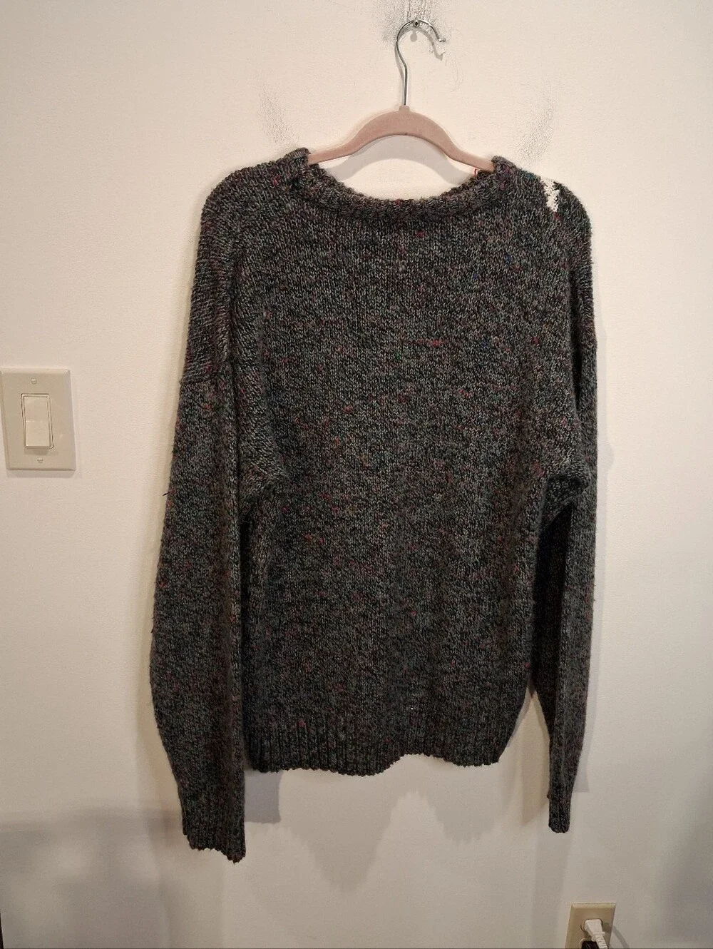 Vintage M'des Mens Size XL Grandpa Sweater Wool Blend